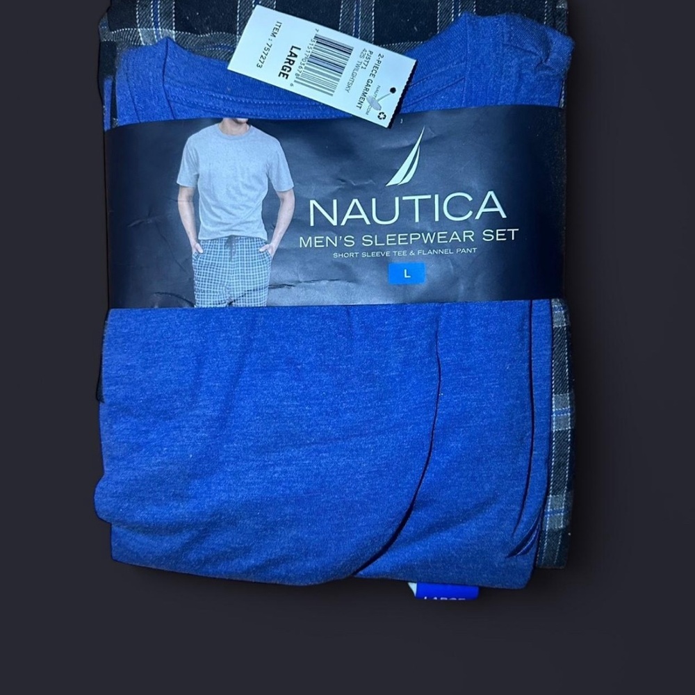 Nautica Men's Blue Sleepwear Set